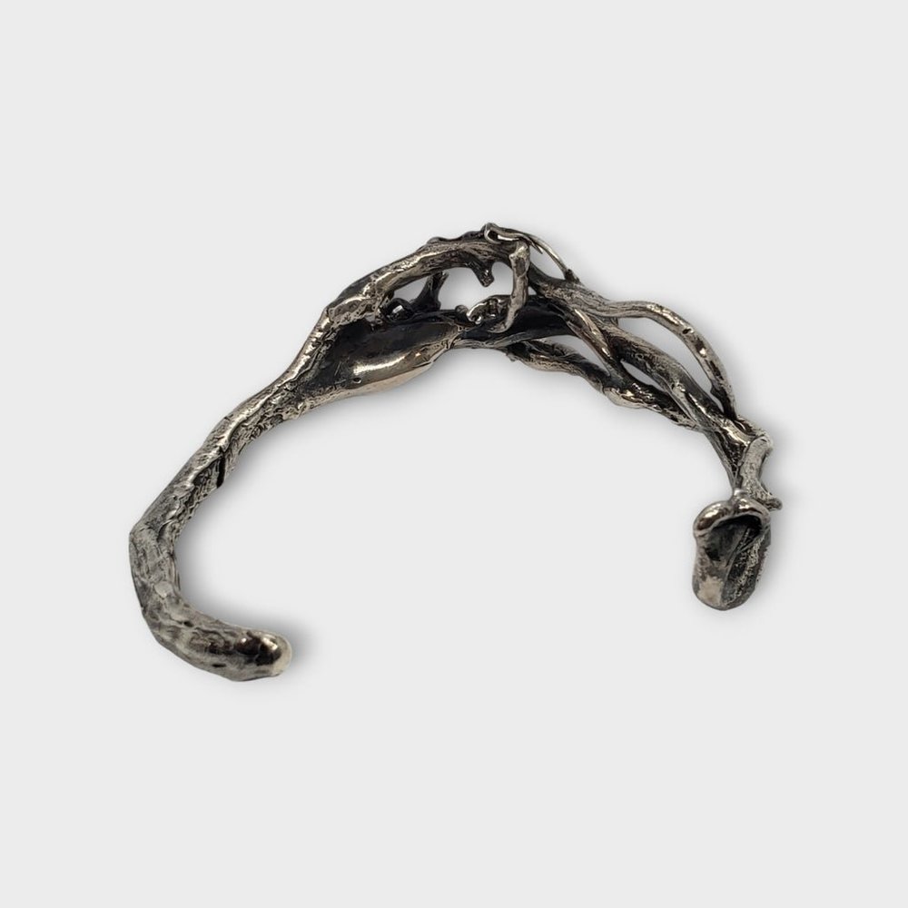 Twig .925 silver Bracelet adjustable - Picture 3 of 4